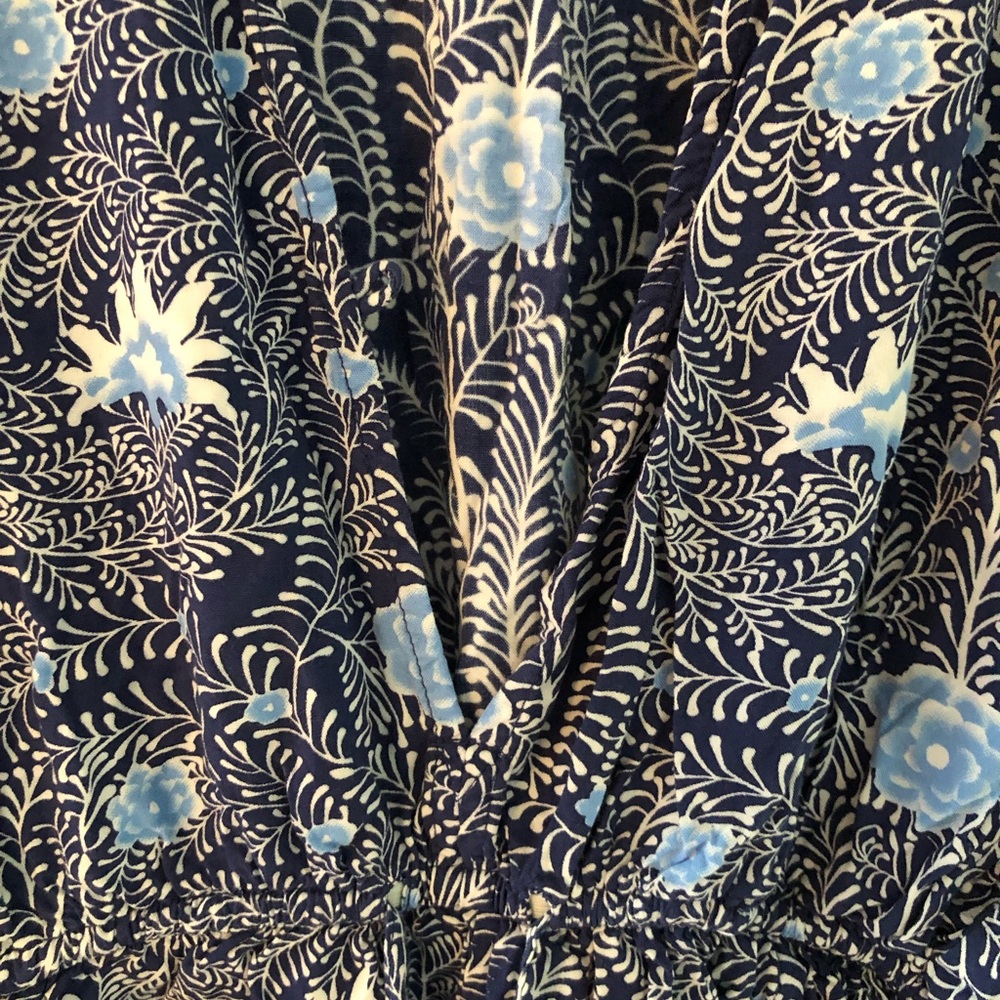 🌈❤️🍀CLOSET CLOSING
NWOT Blue batik print romper - Picture 3 of 4